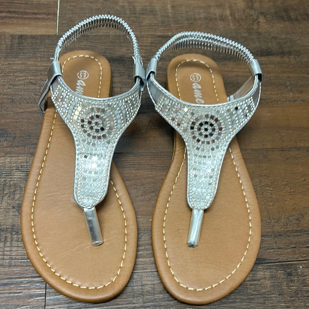 Aleta Silver Sandels